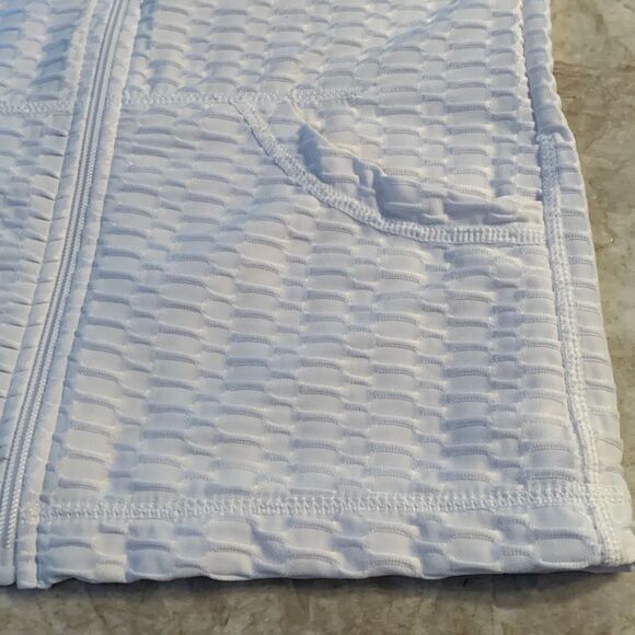 White Athletic Hoodie  - Picture 8 of 8